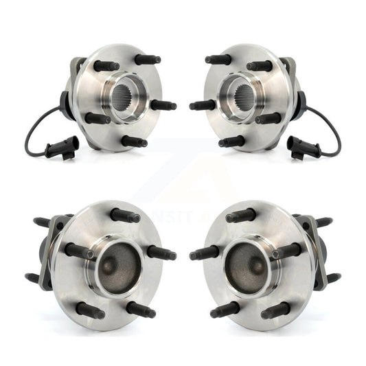 [Avant + Arrière] Kit d'ensemble roulement de roue et moyeu pour 2008 Chevrolet Cobalt 2.0L avec 5 Lug Wheels K70-101210