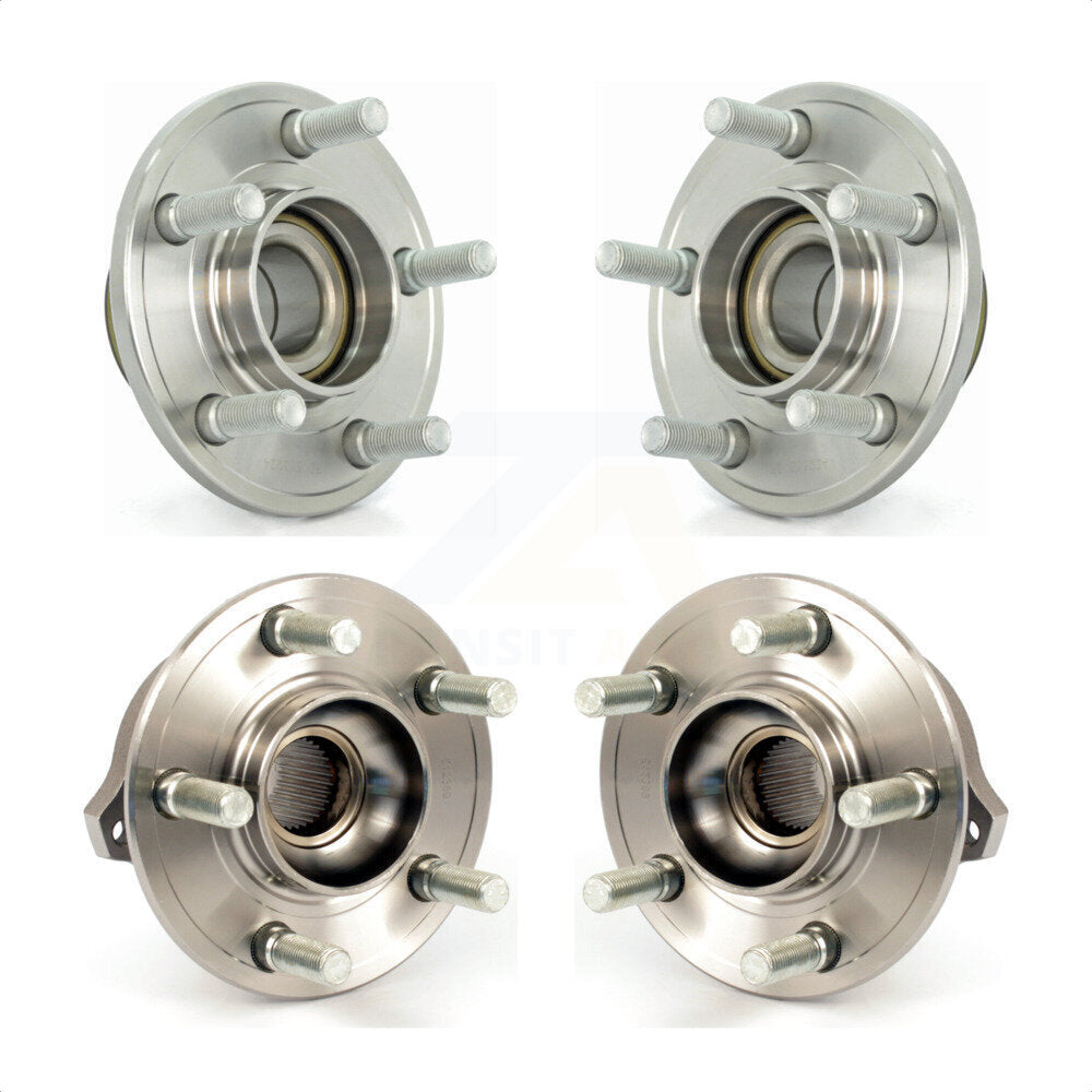 [Avant + Arrière] Kit d'ensemble roulement de roue et moyeu pour Dodge Charger Chrysler 300 Challenger K70-101223 par Kugel