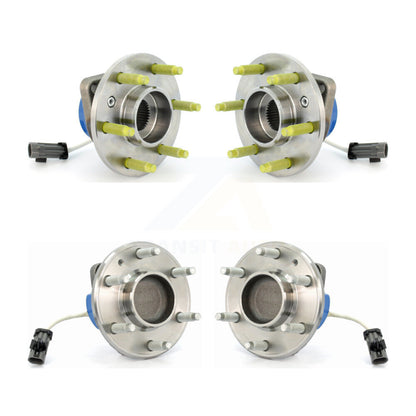 [Avant + Arrière] Kit d'ensemble roulement de roue et moyeu pour Chevrolet Uplander Buick Terraza Pontiac Montana 3 Hole Triangular Flange K70-101230