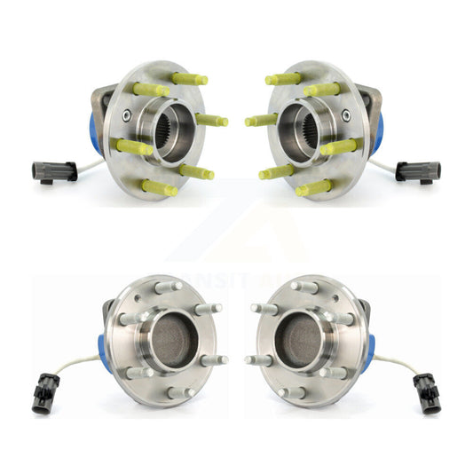 [Avant + Arrière] Kit d'ensemble roulement de roue et moyeu pour Chevrolet Uplander Buick Terraza Pontiac Montana 3 Hole Triangular Flange K70-101230