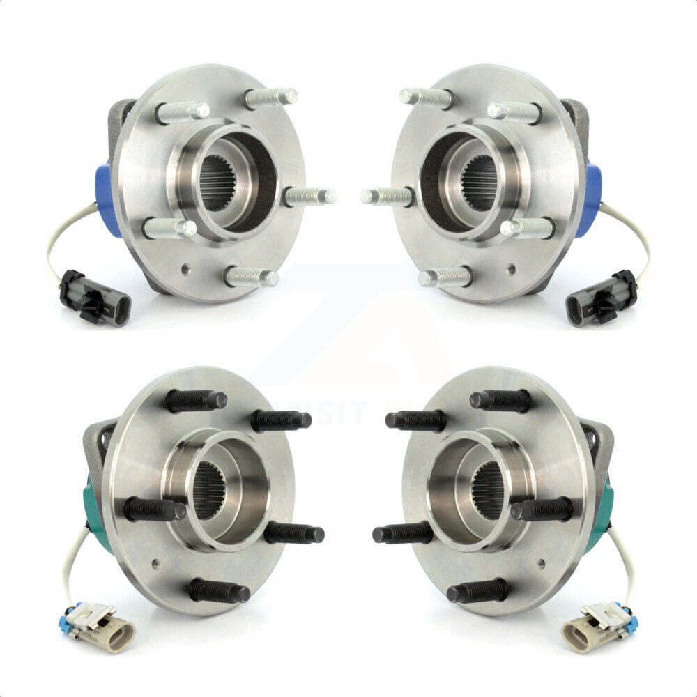 [Avant + Arrière] Kit d'ensemble roulement de roue et moyeu pour 2005-2010 Cadillac STS AWD avec Naturally Aspirated K70-101232 par Kugel