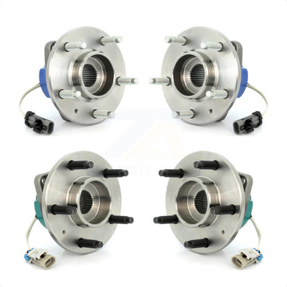 [Avant + Arrière] Kit d'ensemble roulement de roue et moyeu pour 2005-2010 Cadillac STS AWD avec Naturally Aspirated K70-101232 par Kugel