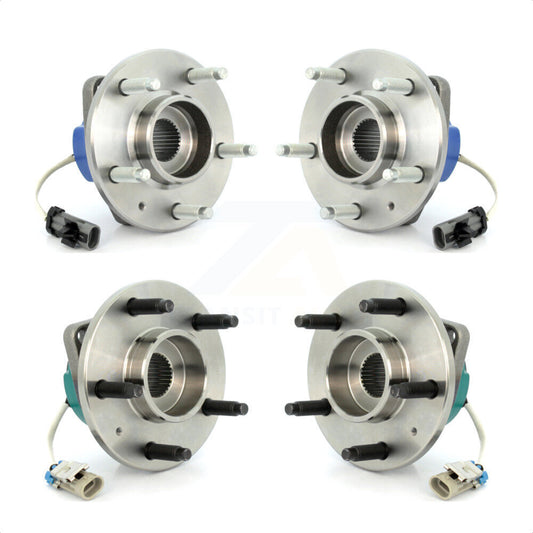 [Avant + Arrière] Kit d'ensemble roulement de roue et moyeu pour 2005-2010 Cadillac STS AWD avec Naturally Aspirated K70-101232 par Kugel