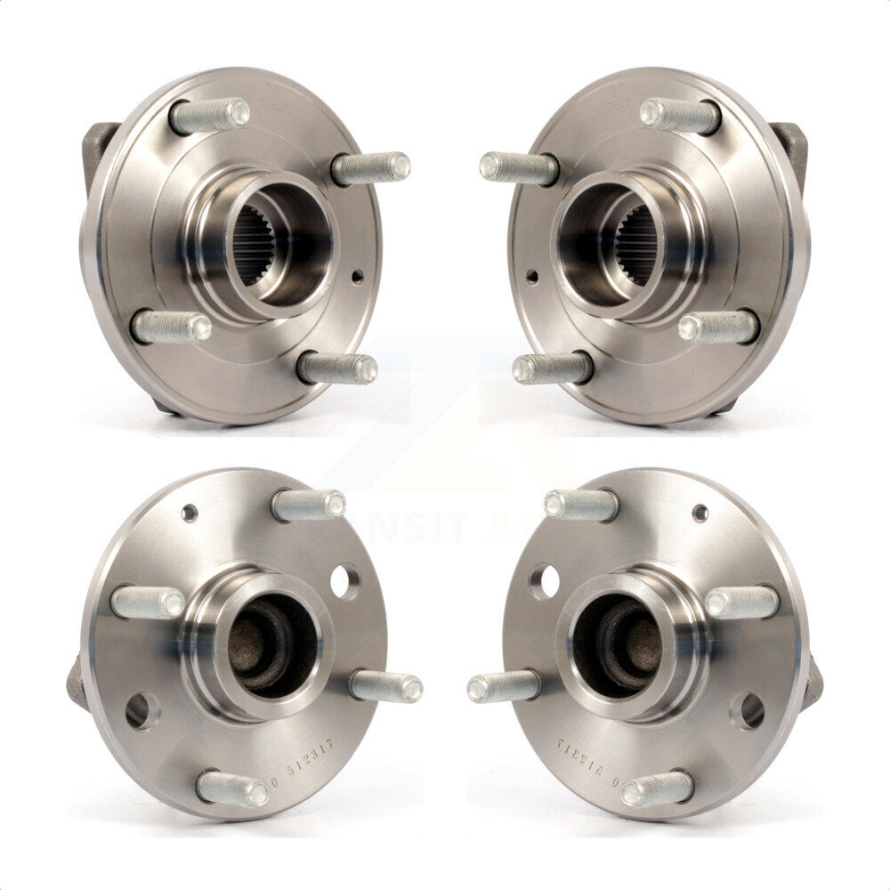 [Avant + Arrière] Kit d'ensemble roulement de roue et moyeu pour 2004-2005 Suzuki Verona Chevrolet Epica Non-ABS K70-101235 par Kugel