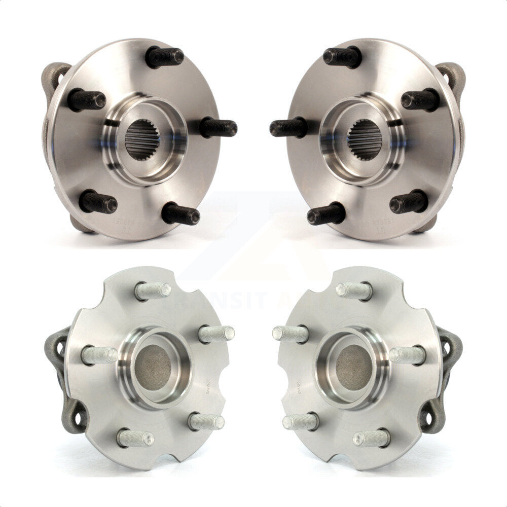 [Avant + Arrière] Kit d'ensemble roulement de roue et moyeu pour Toyota RAV4 Scion tC Corolla iM Lexus HS250h K70-101241 par Kugel