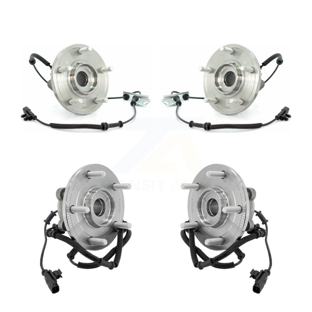 [Avant + Arrière] Kit d'ensemble roulement de roue et moyeu pour Chrysler Town Country Dodge Grand Caravan Volkswagen Routan K70-101257
