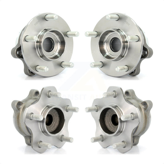 [Avant + Arrière] Kit d'ensemble roulement de roue et moyeu pour 2007 Nissan Altima 2.5L avec Non-ABS K70-101265 par Kugel