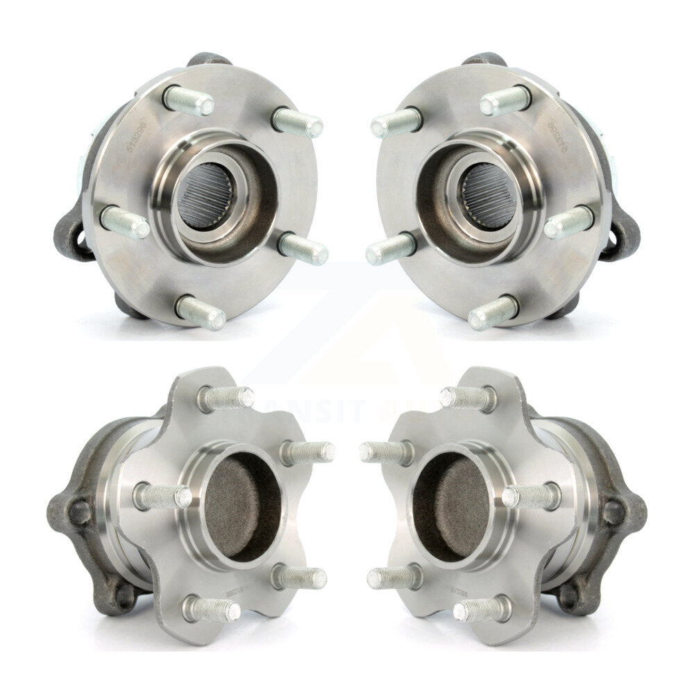 [Avant + Arrière] Kit d'ensemble roulement de roue et moyeu pour Nissan Altima Maxima Pathfinder Murano INFINITI QX60 JX35 K70-101266