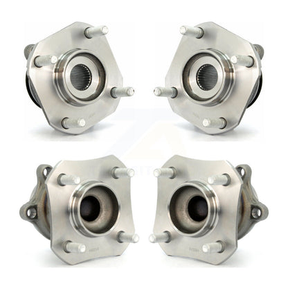 [Avant + Arrière] Kit d'ensemble roulement de roue et moyeu pour 2007-2012 Nissan Sentra 2.0L avec 4-Wheel ABS K70-101267