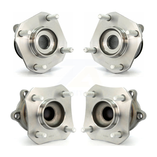 [Avant + Arrière] Kit d'ensemble roulement de roue et moyeu pour 2007-2012 Nissan Sentra 2.0L avec 4-Wheel ABS K70-101267
