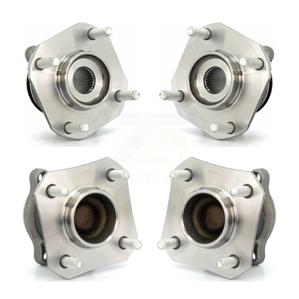 [Avant + Arrière] Kit d'ensemble roulement de roue et moyeu pour 2007-2012 Nissan Sentra 2.0L avec Non-ABS K70-101268