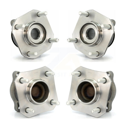 [Avant + Arrière] Kit d'ensemble roulement de roue et moyeu pour 2007-2012 Nissan Sentra 2.0L avec Non-ABS K70-101268