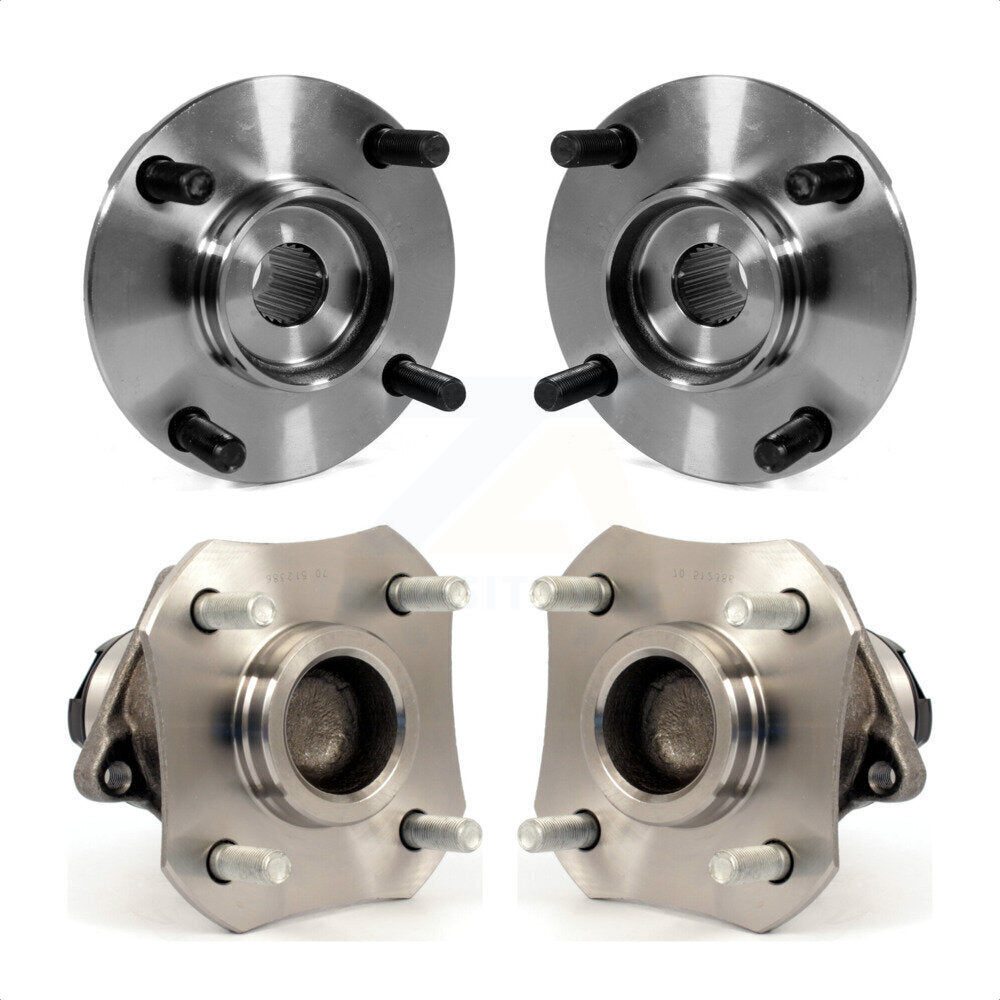 [Avant + Arrière] Kit d'ensemble roulement de roue et moyeu pour Nissan Versa K70-101288 par Kugel