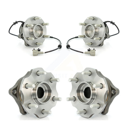 [Avant + Arrière] Kit d'ensemble roulement de roue et moyeu pour 2005-2012 Nissan Pathfinder RWD K70-101291