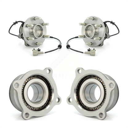 [Avant + Arrière] Kit d'ensemble roulement de roue et moyeu pour Nissan Frontier Xterra Suzuki Equator K70-101292 par Kugel
