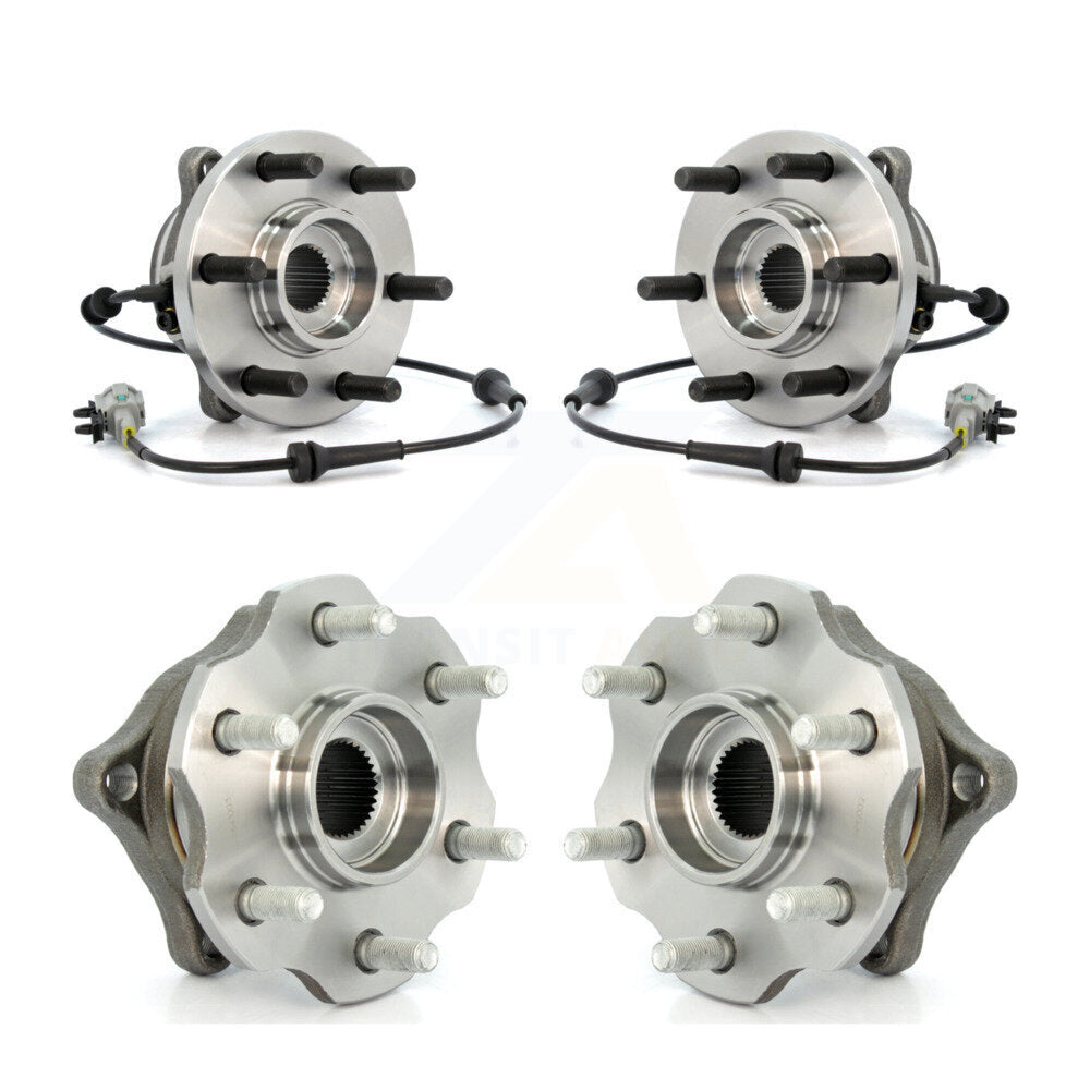 [Avant + Arrière] Kit d'ensemble roulement de roue et moyeu pour Nissan Pathfinder K70-101293