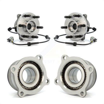 [Avant + Arrière] Kit d'ensemble roulement de roue et moyeu pour Nissan Frontier Xterra Suzuki Equator K70-101294 par Kugel
