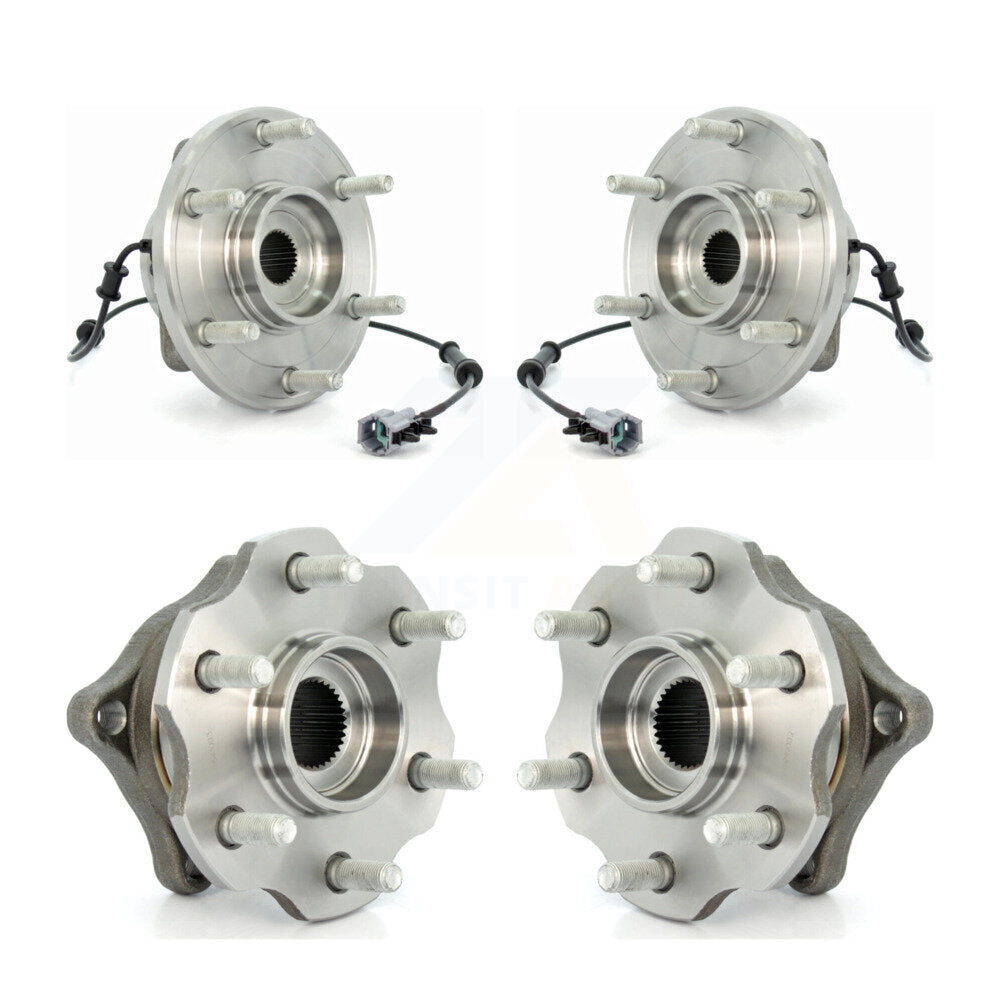 [Avant + Arrière] Kit d'ensemble roulement de roue et moyeu pour 2005-2007 Nissan Armada avec Internal ABS K70-101295