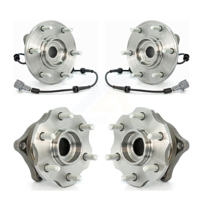 [Avant + Arrière] Kit d'ensemble roulement de roue et moyeu pour 2008 Nissan Armada AWD 4WD avec Internal ABS K70-101297