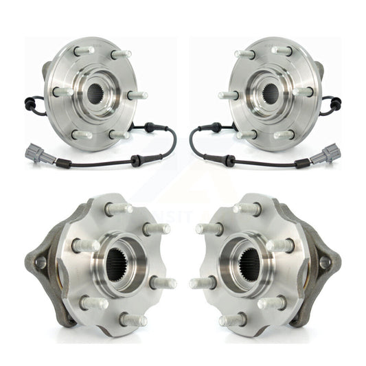 [Avant + Arrière] Kit d'ensemble roulement de roue et moyeu pour 2008 Nissan Armada AWD 4WD avec Internal ABS K70-101297