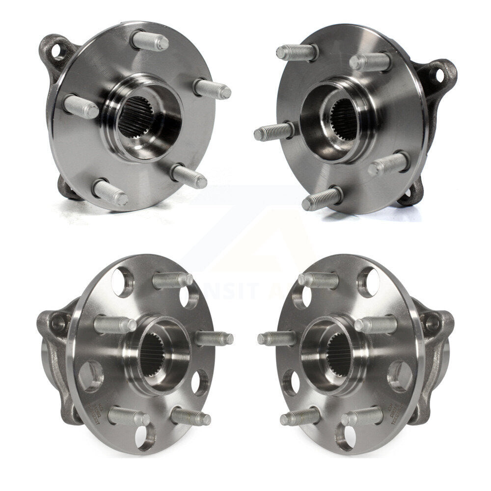 [Avant + Arrière] Kit d'ensemble roulement de roue et moyeu pour Lexus IS250 GS350 GS300 IS350 AWD K70-101343
