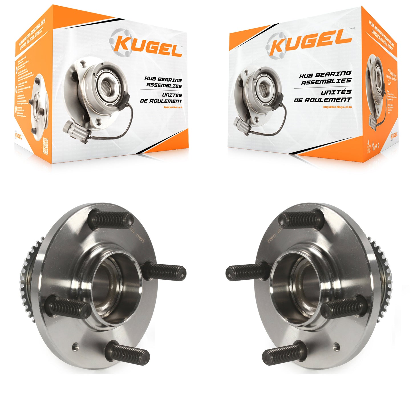 [Arrière] Kit d'ensemble roulement de roue et moyeu pour 2002-2007 Mitsubishi Lancer ES K70-101368