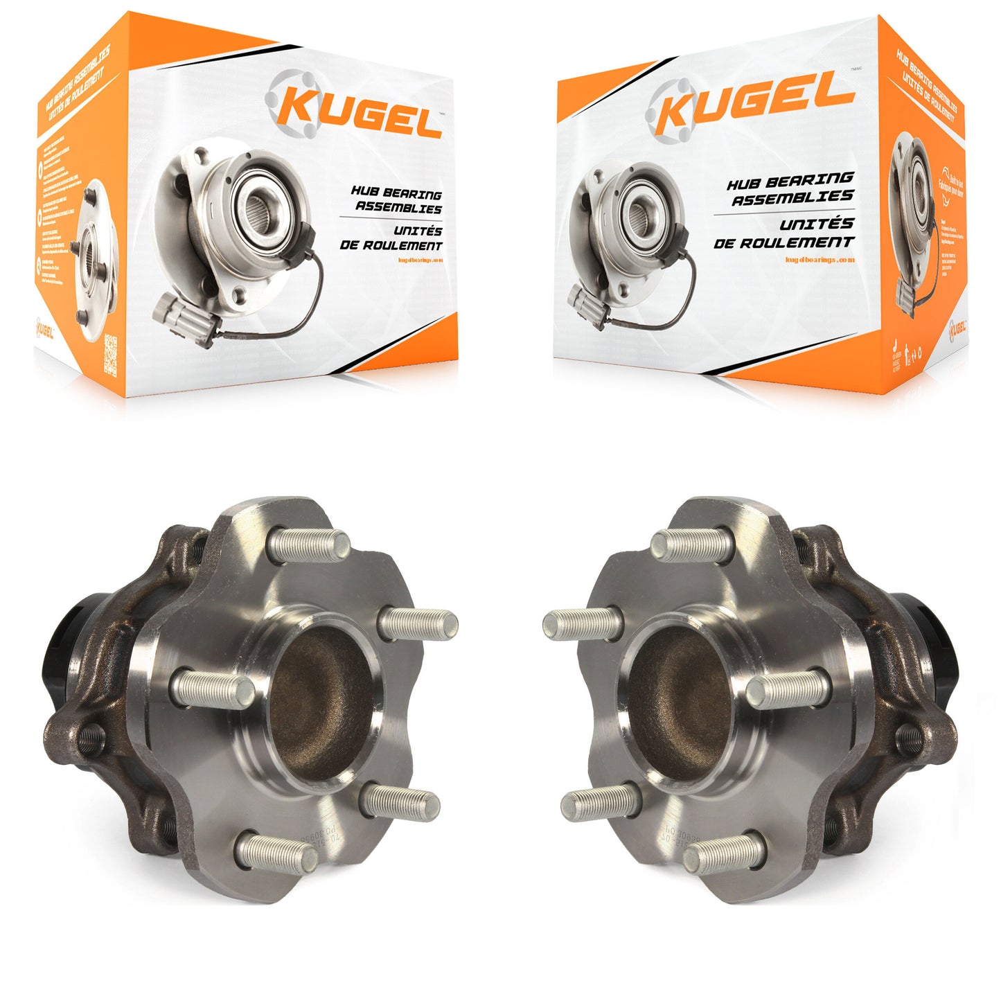 [Arrière] Kit d'ensemble roulement de roue et moyeu pour 2015-2018 Chevrolet City Express K70-101383