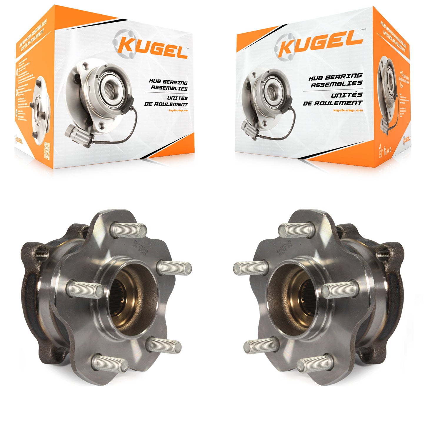 [Arrière] Kit d'ensemble roulement de roue et moyeu pour Nissan Pathfinder Murano INFINITI QX60 M35 JX35 K70-101384