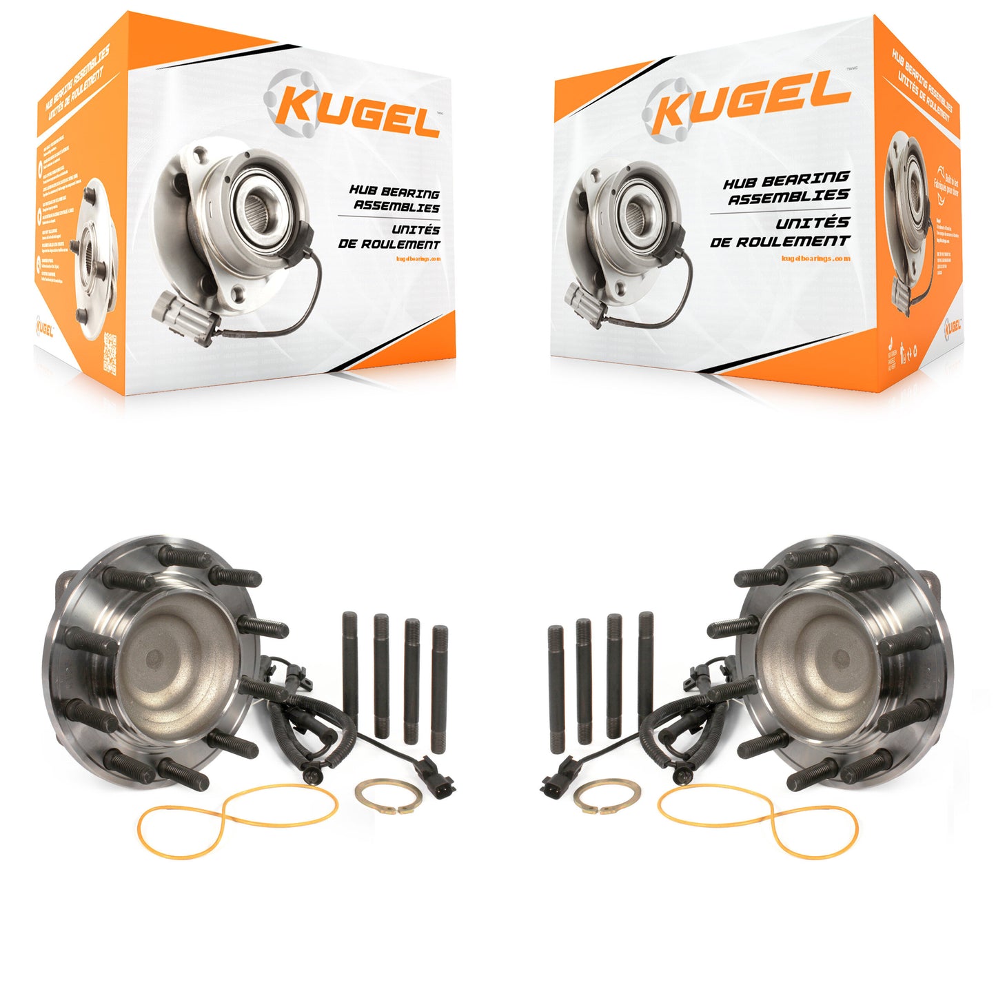 [Avant] Kit d'ensemble roulement de roue et moyeu pour 2011-2016 Ford F-450 Super Duty F-550 4 X 2 K70-101414