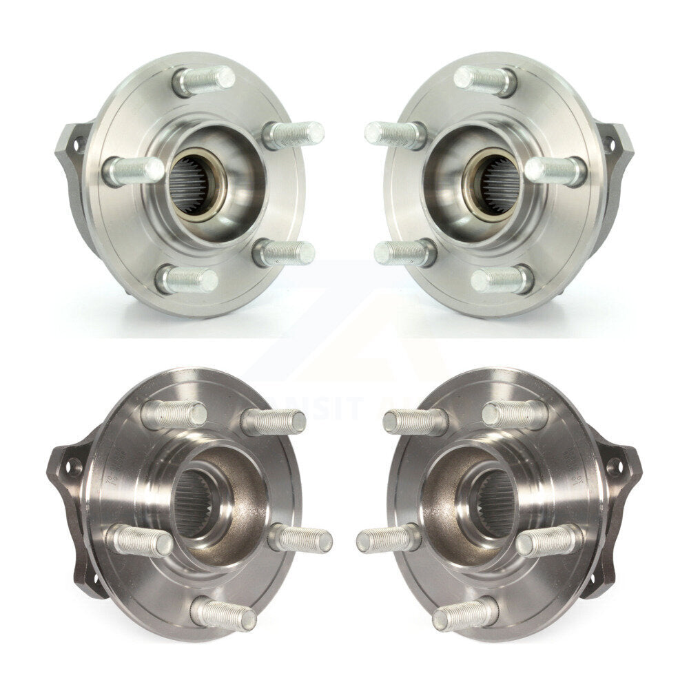 [Avant + Arrière] Kit d'ensemble roulement de roue et moyeu pour Dodge Charger Chrysler 300 Challenger AWD K70-101425