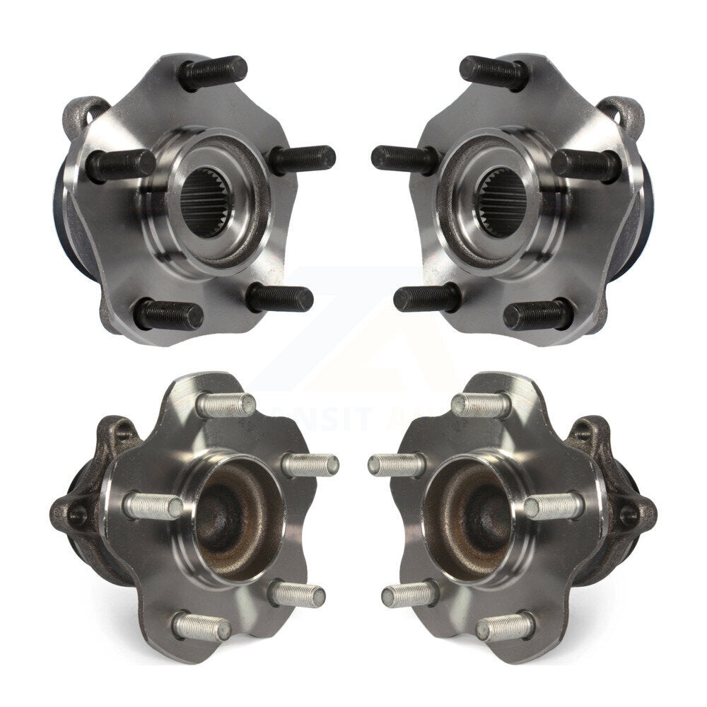 [Avant + Arrière] Kit d'ensemble roulement de roue et moyeu pour 2013-2019 Nissan Sentra K70-101438