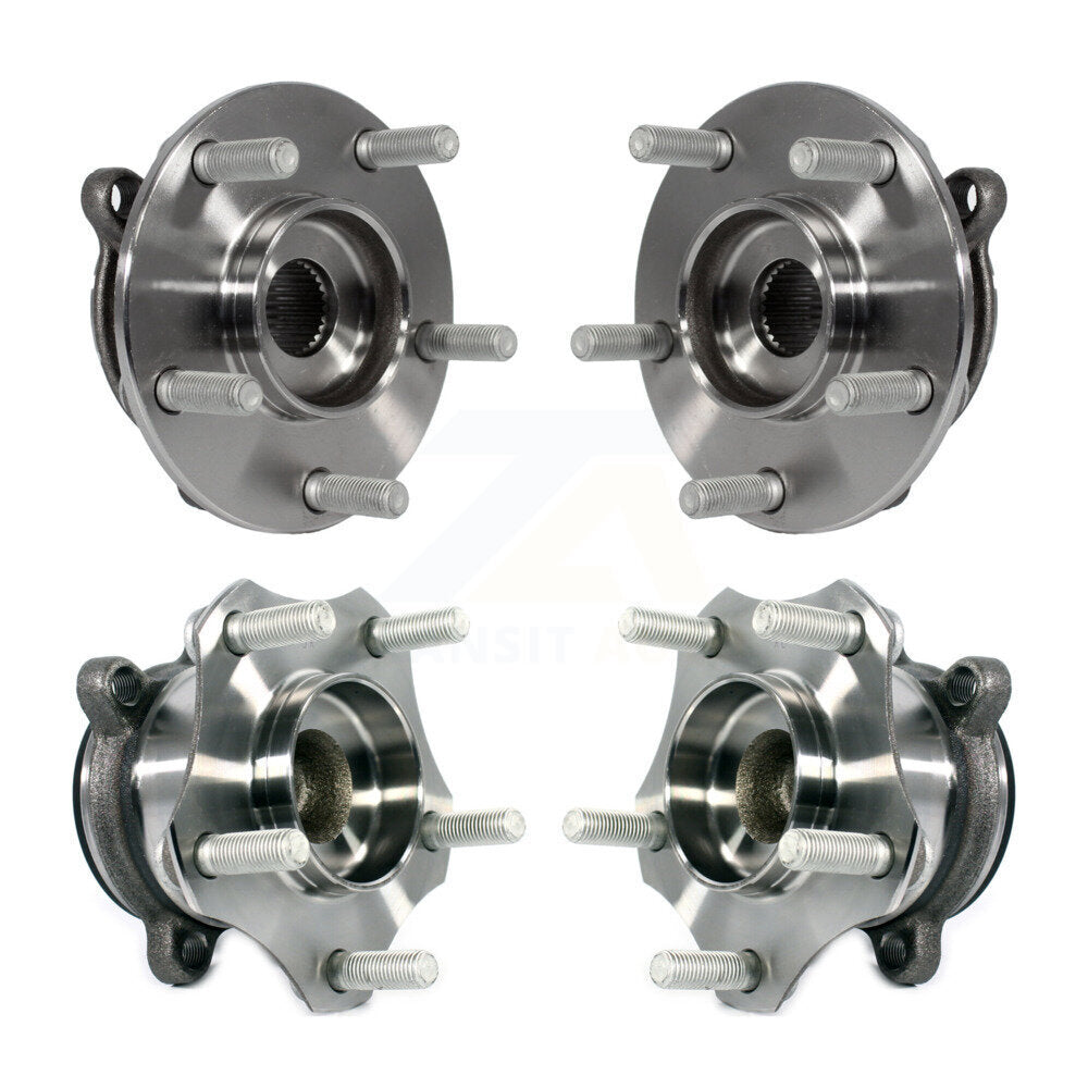 [Avant + Arrière] Kit d'ensemble roulement de roue et moyeu pour Mazda 3 Sport Vehicles Manufactured In Mexico K70-101461