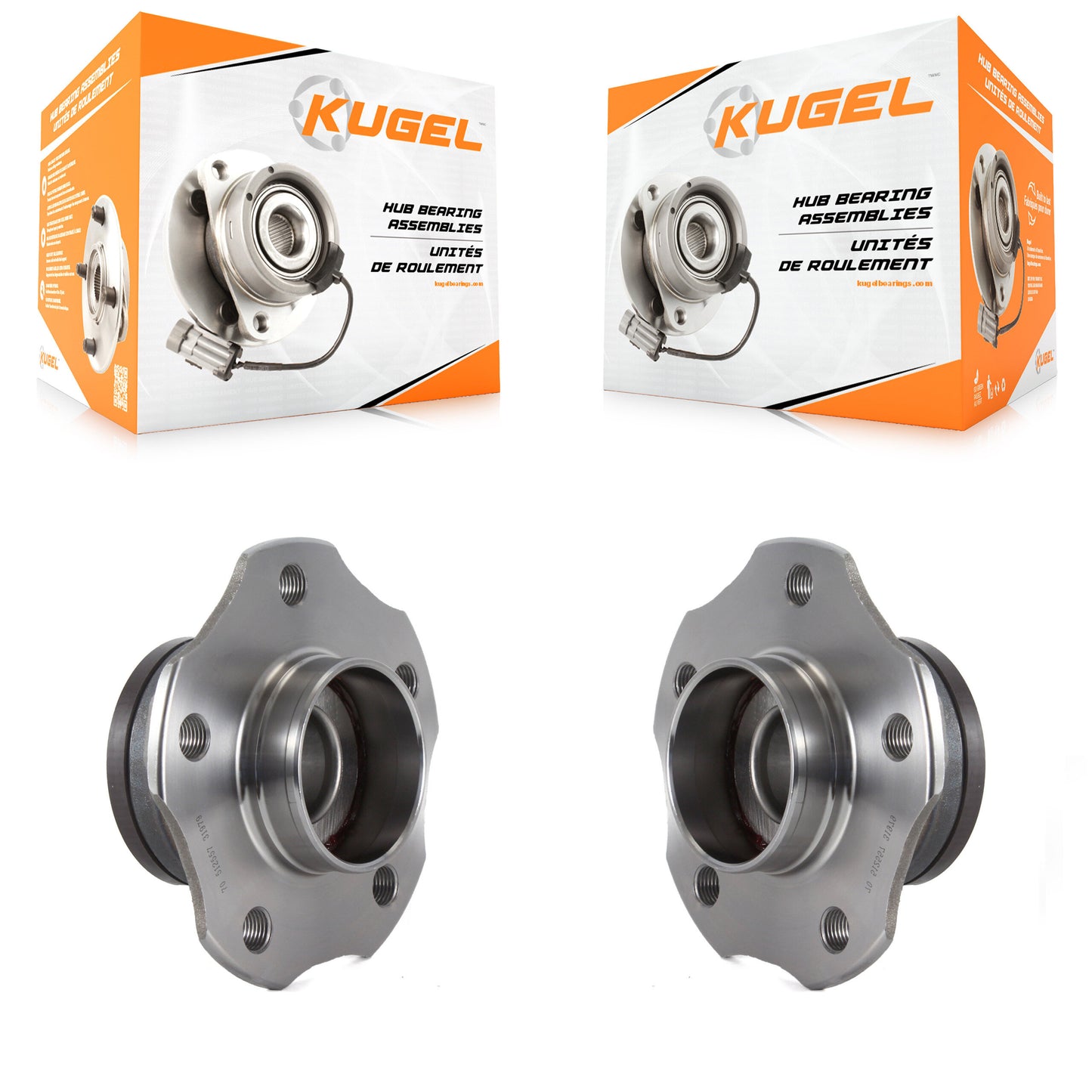[Arrière] Kit d'ensemble roulement de roue et moyeu pour Audi A4 A6 Quattro A5 allroad K70-101508