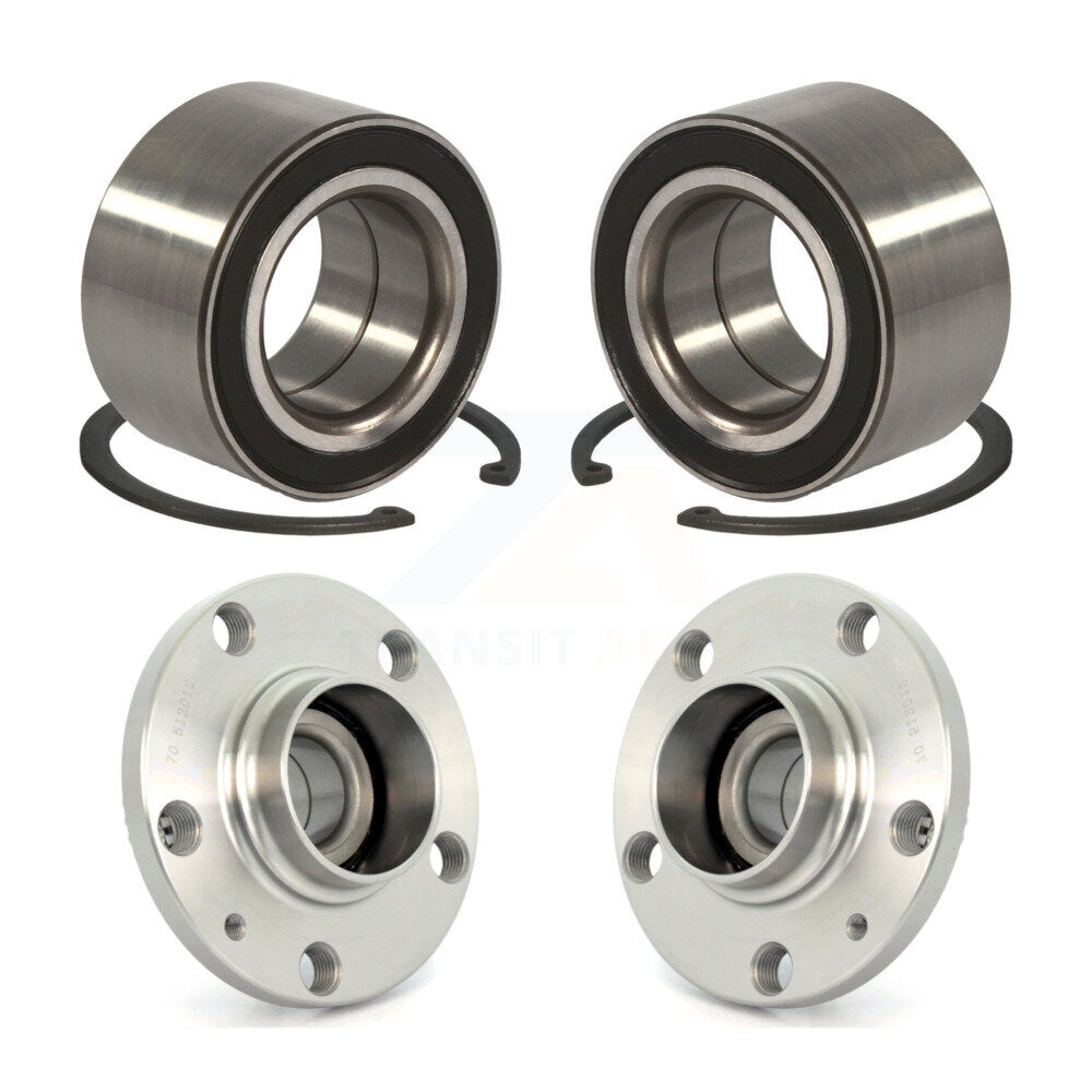 [Avant + Arrière] Kit de Roulement de roue pour 1999 Volkswagen Jetta Golf 72mm Outer Diameter K70-101522