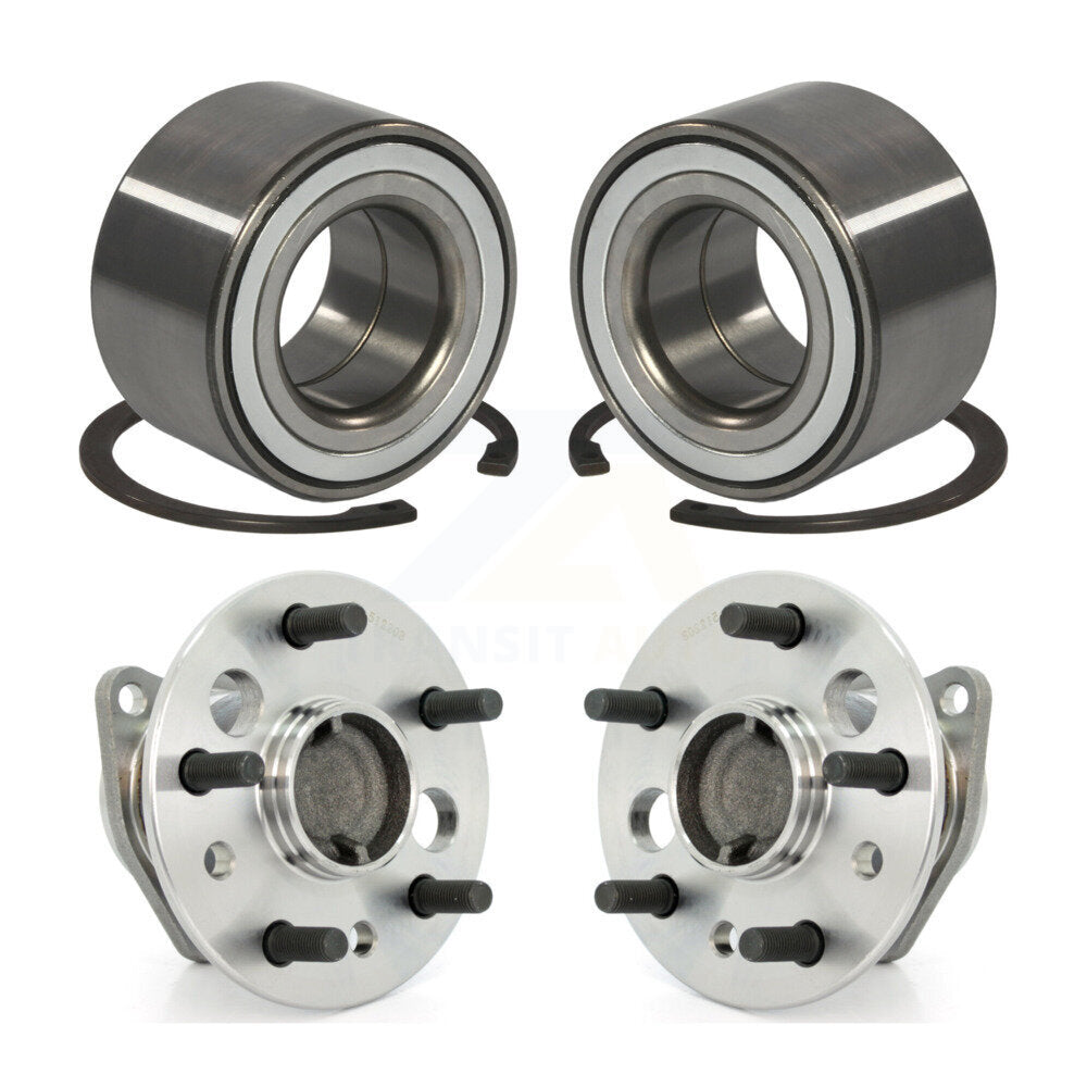 [Avant + Arrière] Kit de Roulement de roue pour 2002-2003 Toyota Camry Non-ABS Excluding Vehicles Manufactured In Japan K70-101524