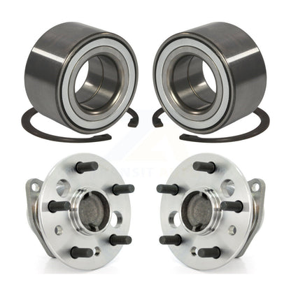 [Avant + Arrière] Kit de Roulement de roue pour 2002-2003 Toyota Camry Non-ABS Excluding Vehicles Manufactured In Japan K70-101524