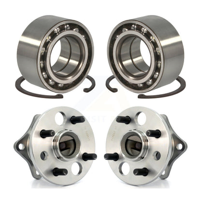 [Avant + Arrière] Kit de Roulement de roue pour Toyota Corolla Prizm Chevrolet Geo Non-ABS K70-101527