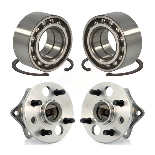 [Avant + Arrière] Kit de Roulement de roue pour Toyota Corolla Prizm Chevrolet Geo Non-ABS K70-101527