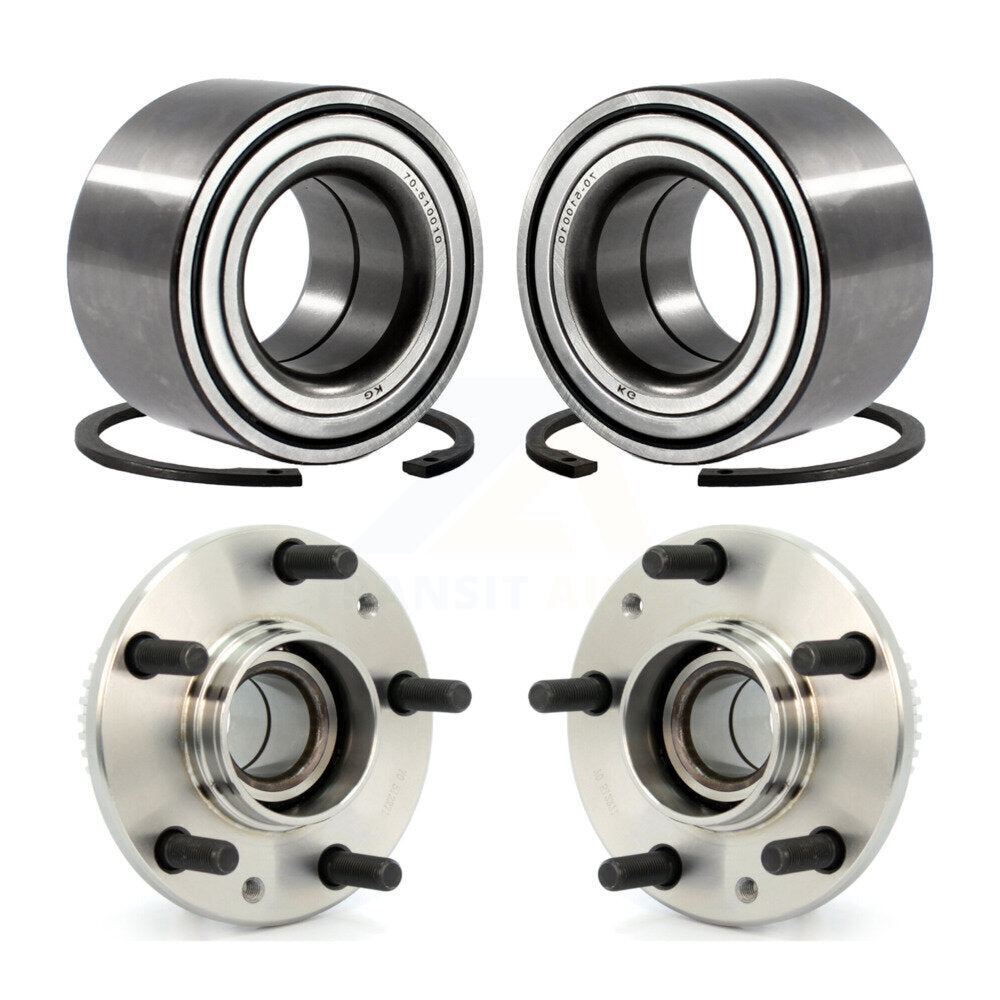 [Avant + Arrière] Kit de Roulement de roue pour Ford Fusion Mazda 6 Lincoln MKZ Mercury Milan Zephyr K70-101529