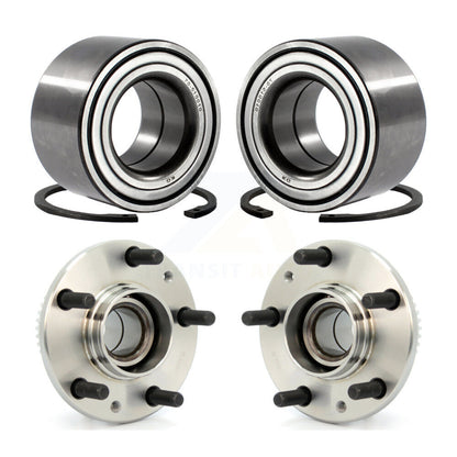 [Avant + Arrière] Kit de Roulement de roue pour Ford Fusion Mazda 6 Lincoln MKZ Mercury Milan Zephyr K70-101529