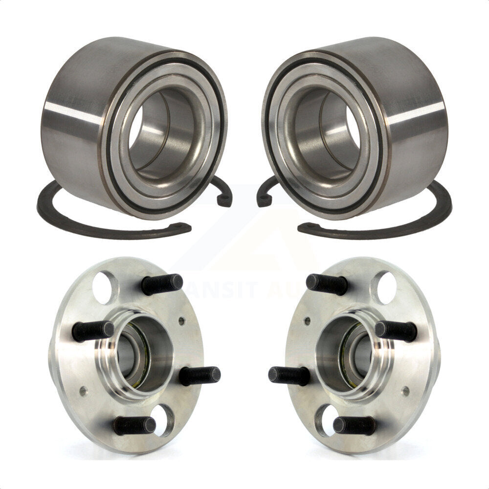 [Avant + Arrière] Kit de Roulement de roue pour Honda Civic del Sol K70-101537 par Kugel