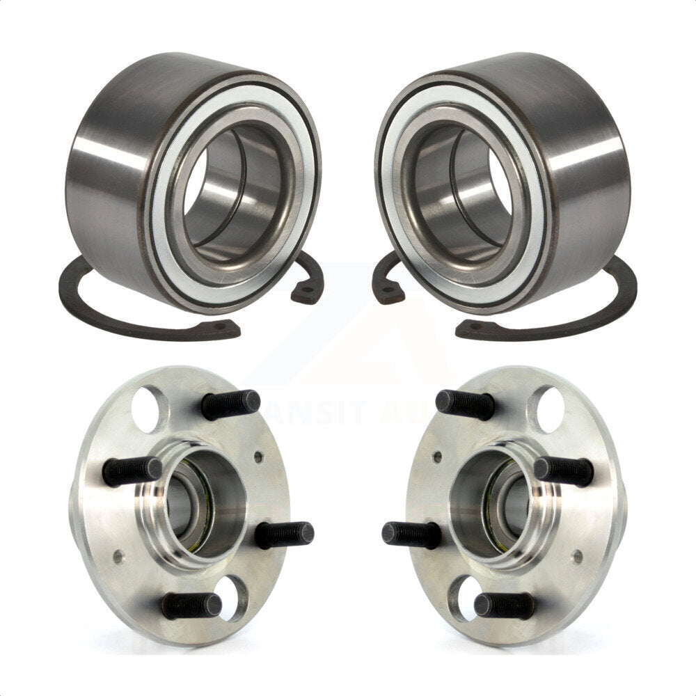 [Avant + Arrière] Kit de Roulement de roue pour Honda Civic Acura Integra del Sol K70-101543 par Kugel