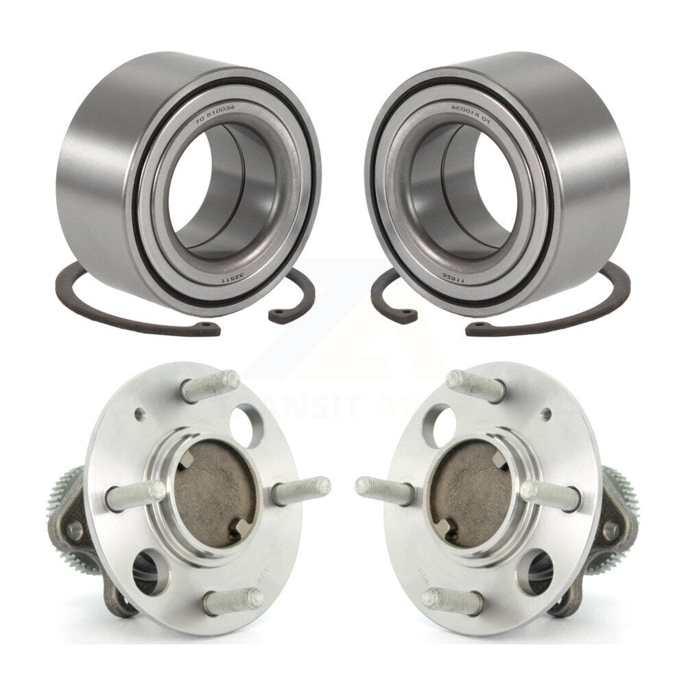 [Avant + Arrière] Kit de Roulement de roue pour Hyundai Sonata Kia Optima Magentis Non-ABS K70-101552