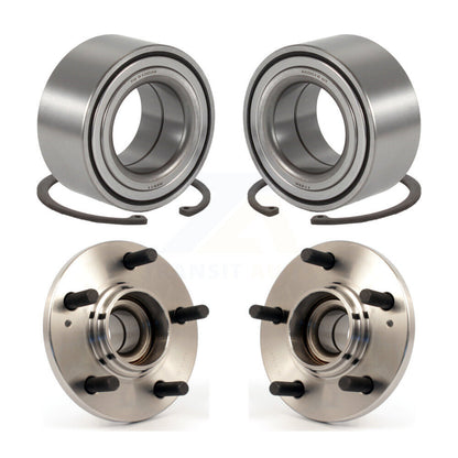 [Avant + Arrière] Kit de Roulement de roue pour 2001-2006 Hyundai Santa Fe FWD avec Non-ABS K70-101553