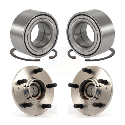 [Avant + Arrière] Kit de Roulement de roue pour 2001-2006 Hyundai Santa Fe FWD avec Non-ABS K70-101553