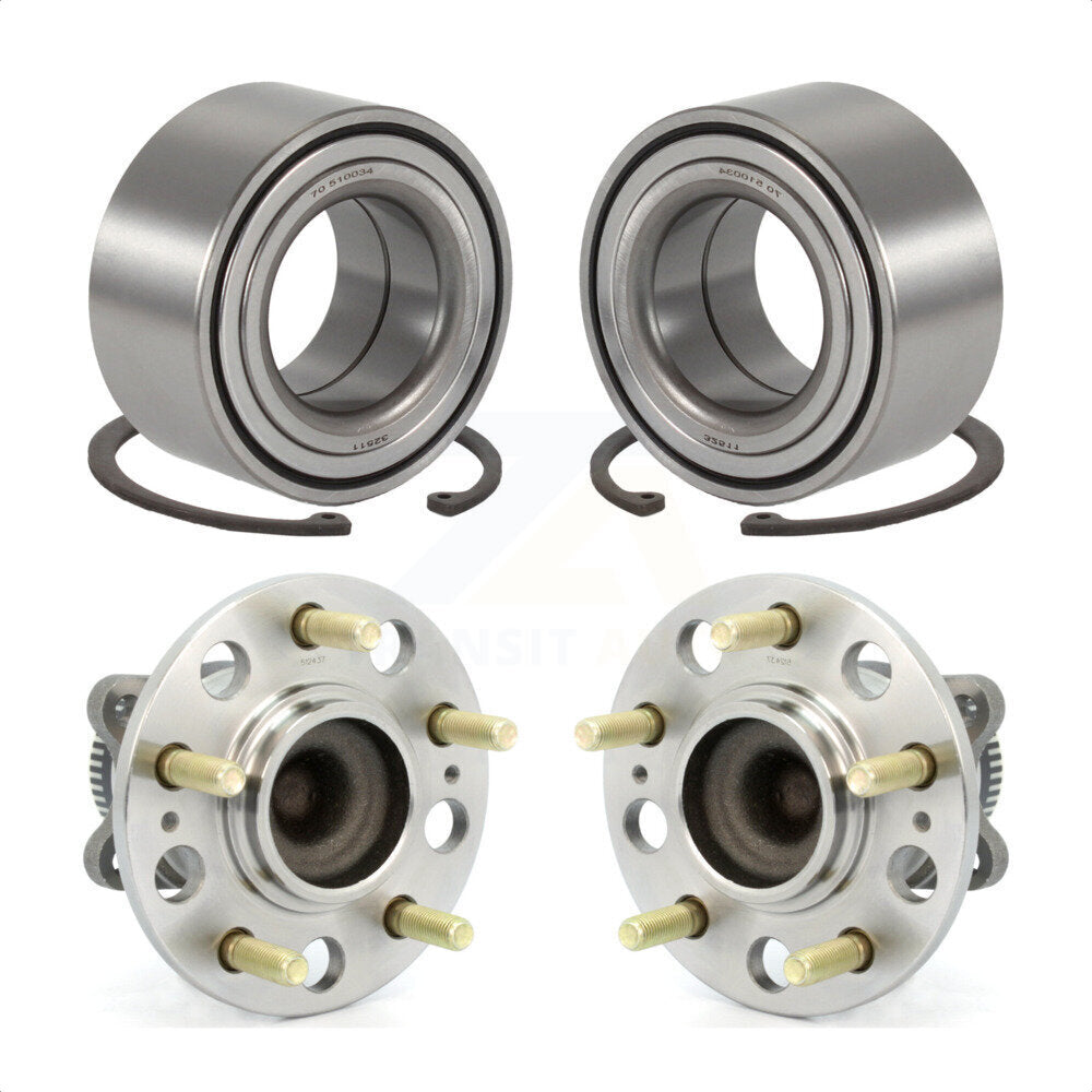 [Avant + Arrière] Kit de Roulement de roue pour Hyundai Sonata Kia Optima Tucson Sportage Azera Rondo Cadenza K70-101558 par Kugel