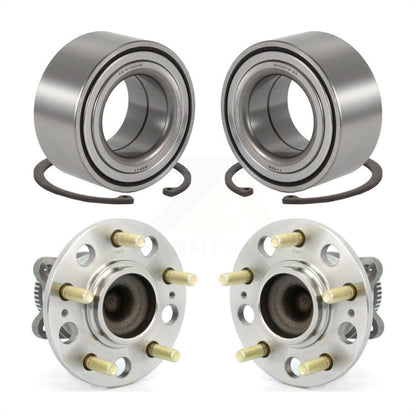 [Avant + Arrière] Kit de Roulement de roue pour Hyundai Sonata Kia Optima Tucson Sportage Azera Rondo Cadenza K70-101558 par Kugel