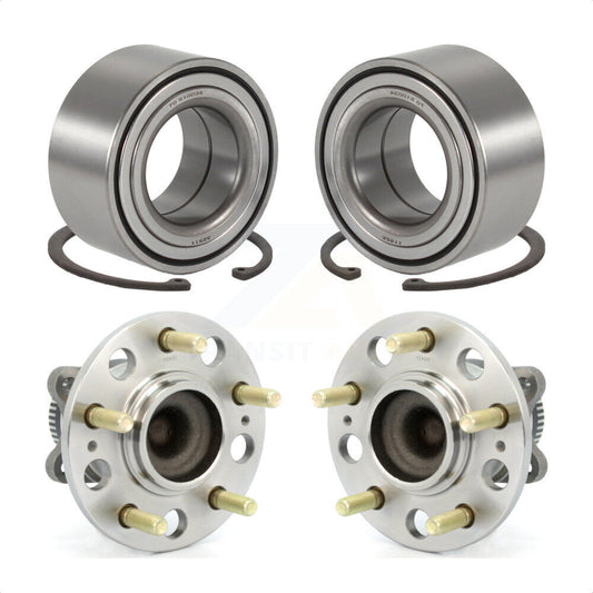 [Avant + Arrière] Kit de Roulement de roue pour Hyundai Sonata Kia Optima Tucson Sportage Azera Rondo Cadenza K70-101558 par Kugel