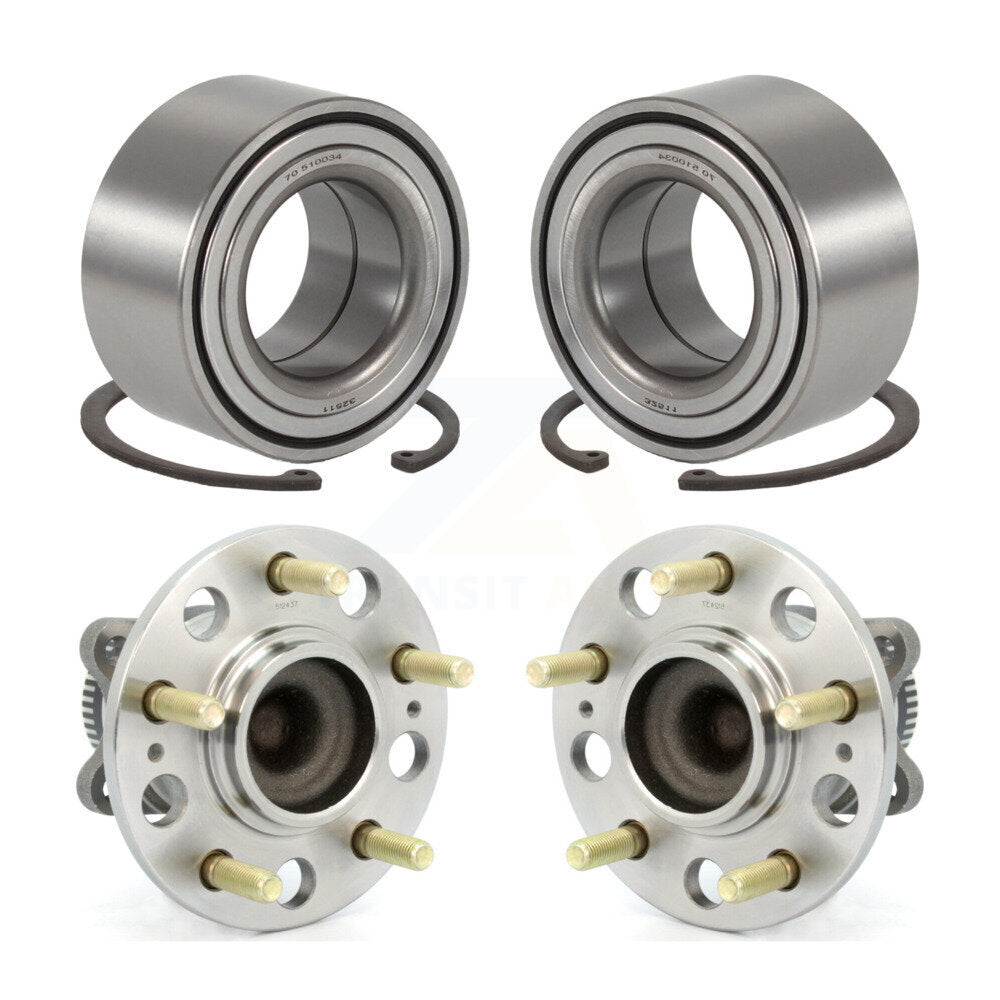 [Avant + Arrière] Kit de Roulement de roue pour Hyundai Sonata Kia Optima Tucson Sportage Azera Rondo Cadenza K70-101558