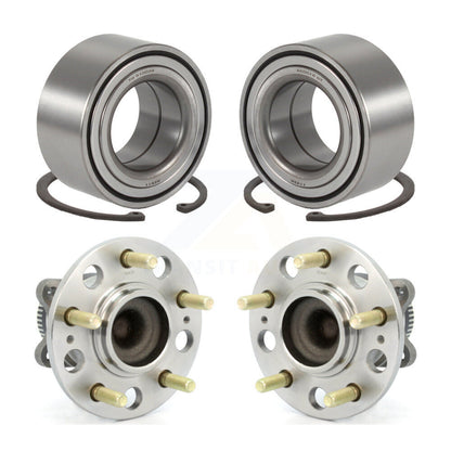 [Avant + Arrière] Kit de Roulement de roue pour Hyundai Sonata Kia Optima Tucson Sportage Azera Rondo Cadenza K70-101558